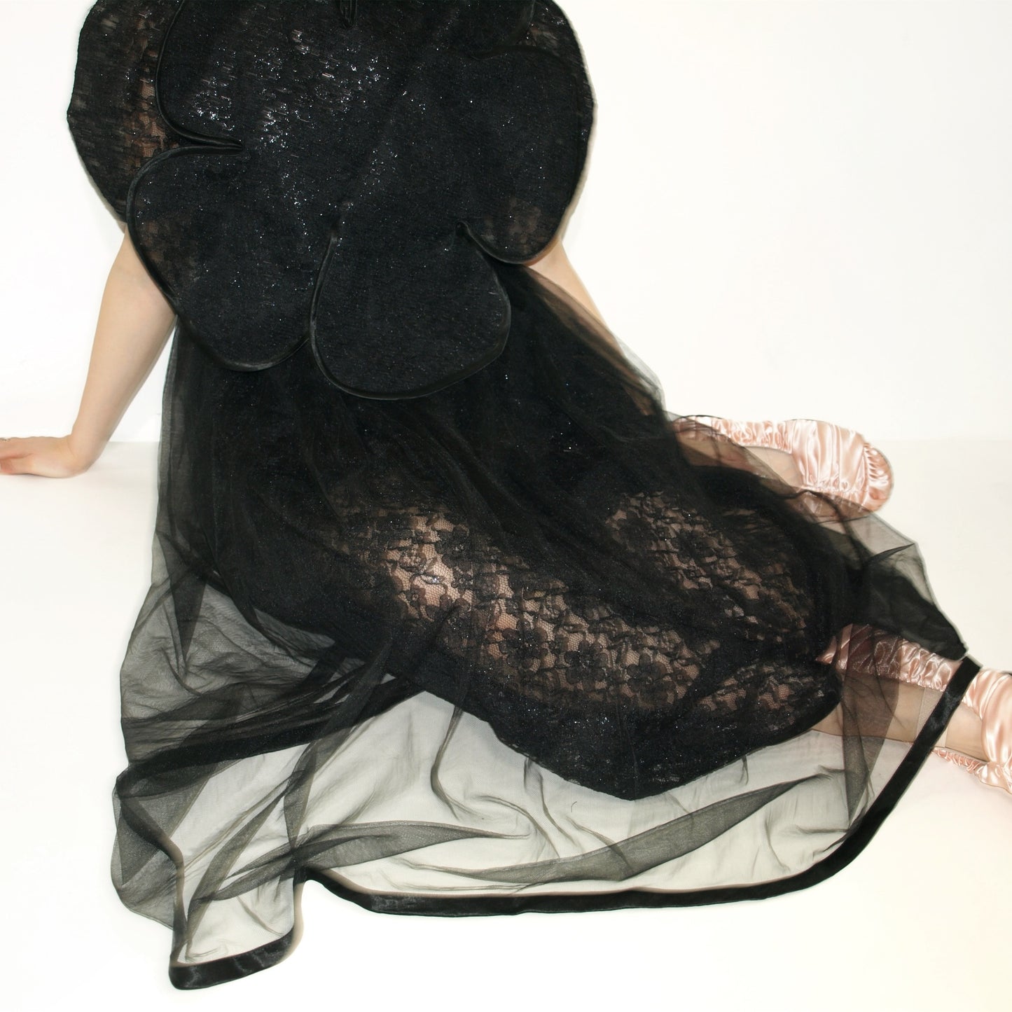 Lace dress / Black / レースドレス
