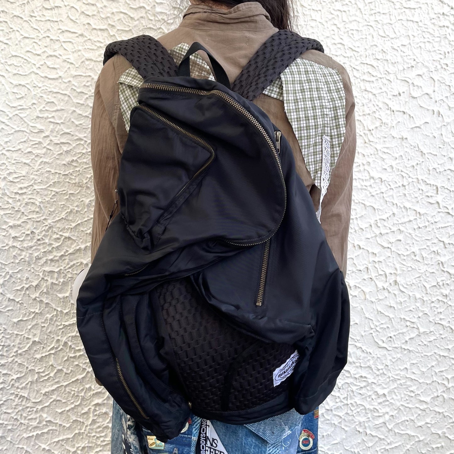 TWISTED BACK PACK / BLACK / ツイストバックパック
