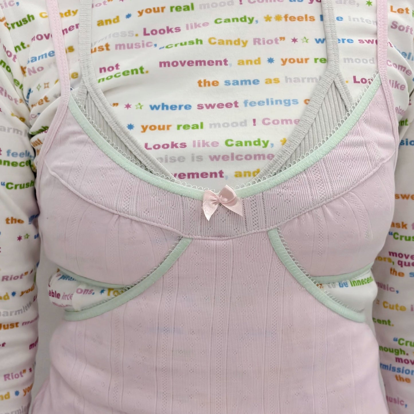 [fa.er.ie] petite chambre camisole / pink / カッティングキャミソール