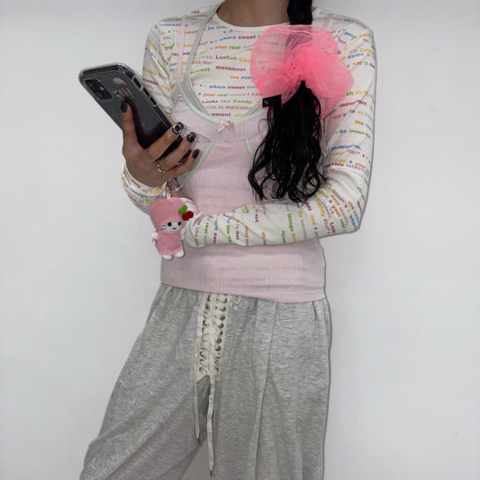 [fa.er.ie] petite chambre camisole / pink / カッティングキャミソール
