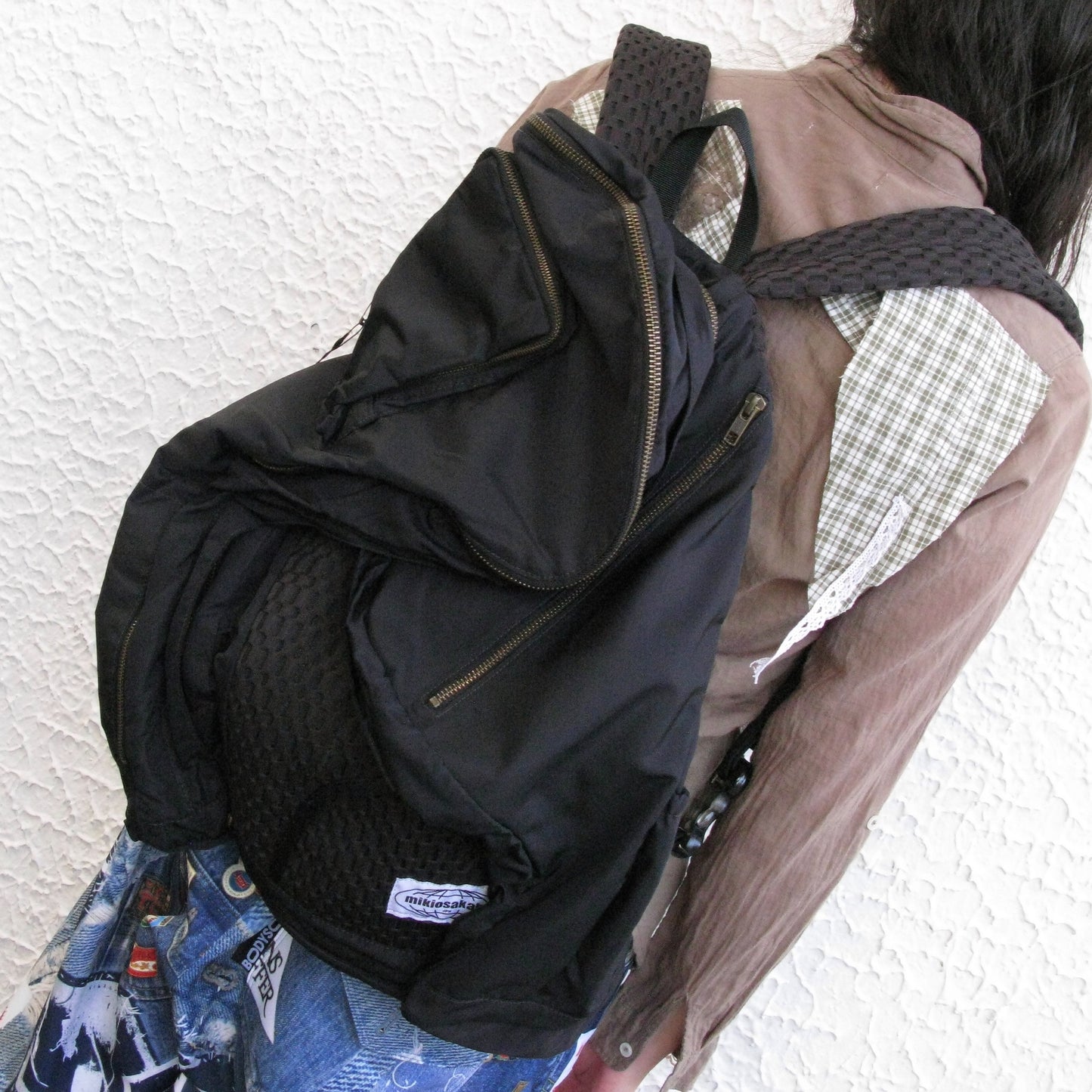 TWISTED BACK PACK / BLACK / ツイストバックパック