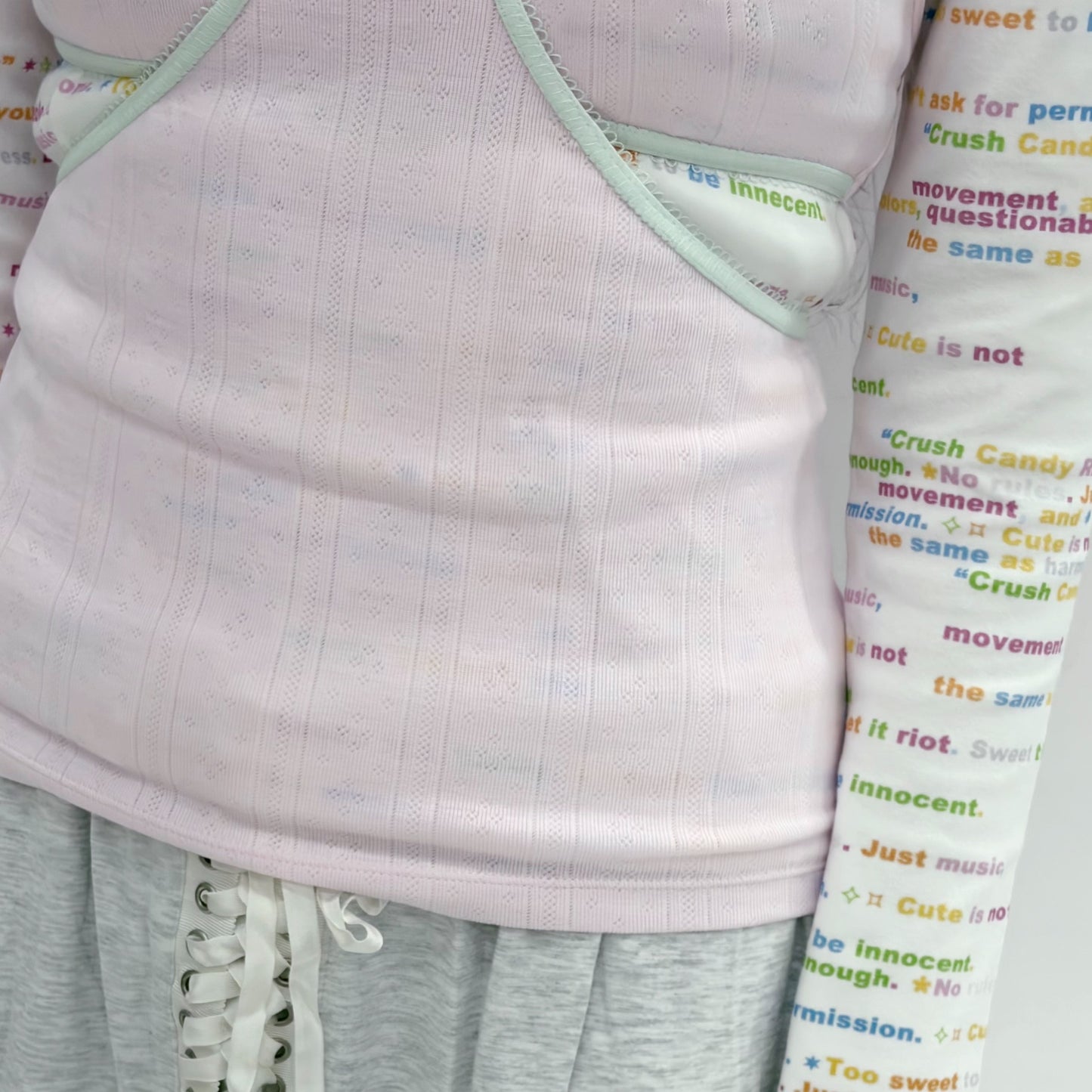 [fa.er.ie] petite chambre camisole / pink / カッティングキャミソール