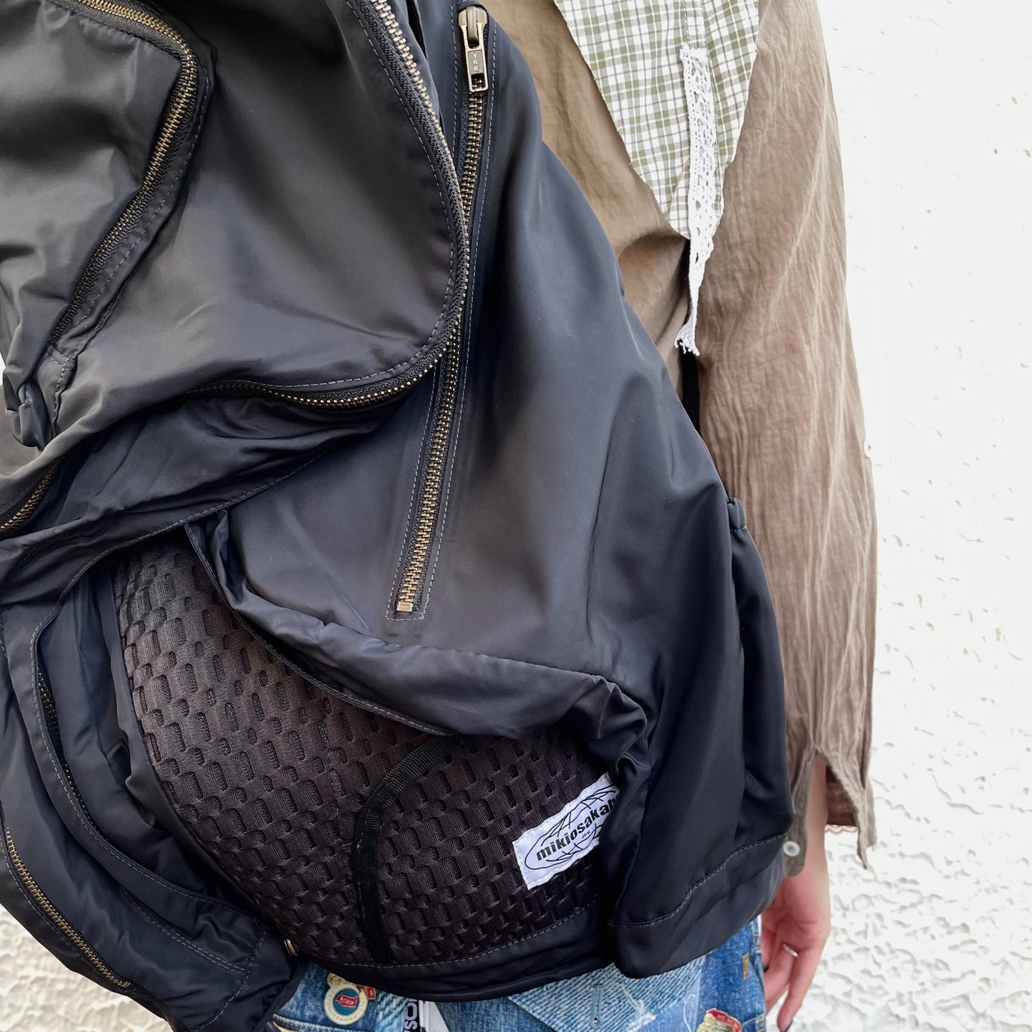 TWISTED BACK PACK / BLACK / ツイストバックパック