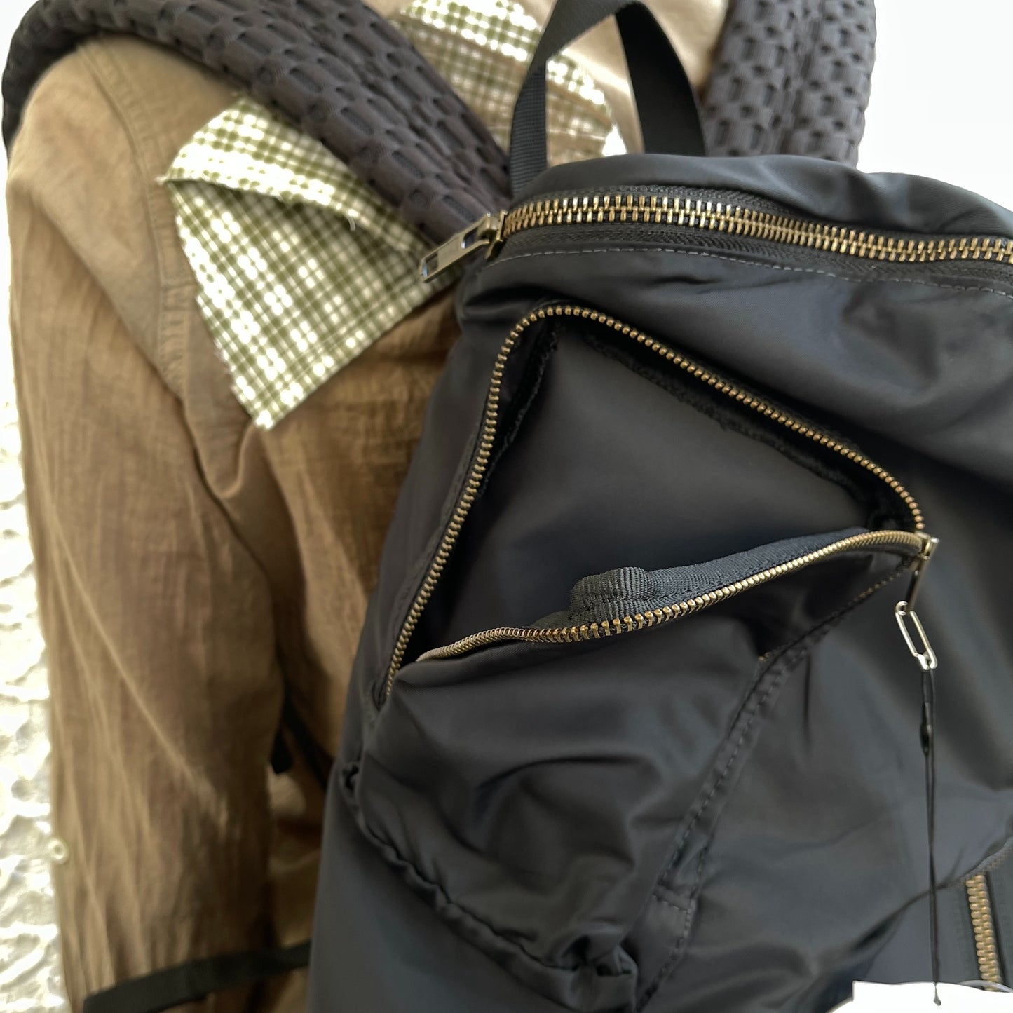 TWISTED BACK PACK / BLACK / ツイストバックパック