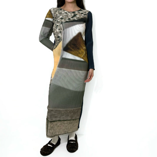 FOOD GRAPHIC DRESS GAL / STREET CHIMAKI / グラフィックプリーツドレス