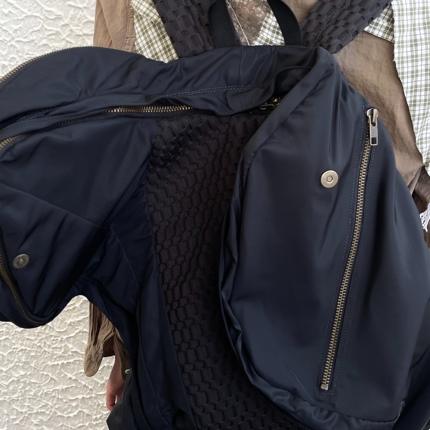 TWISTED BACK PACK / BLACK / ツイストバックパック