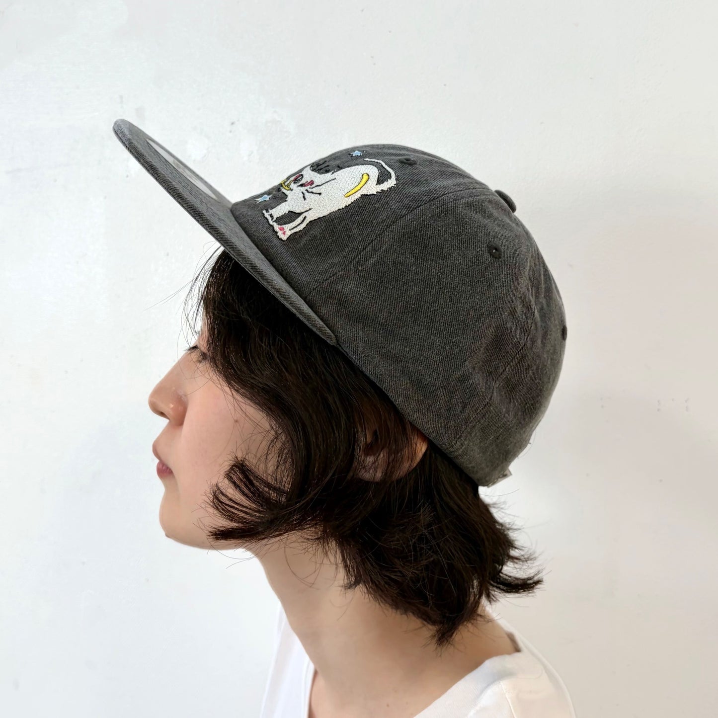 Bubble Cat Cap / Charcoal / 刺?キャップ