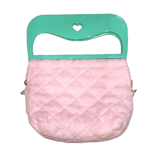 【SHEEP EXCLUSIVE】 DOLLY QUILTED BAG / PINK x MINT / ドーリーキルトバッグ