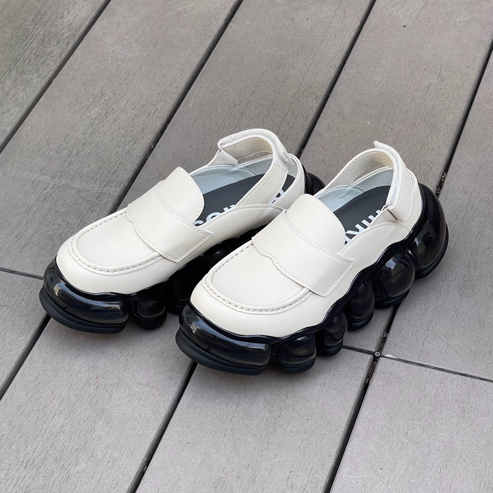 NEW JEWELRY LOAFER / BEIGE × BLACK / MIKIOSAKABEシューズ