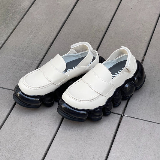 NEW JEWELRY LOAFER / BEIGE × BLACK / MIKIOSAKABEシューズ