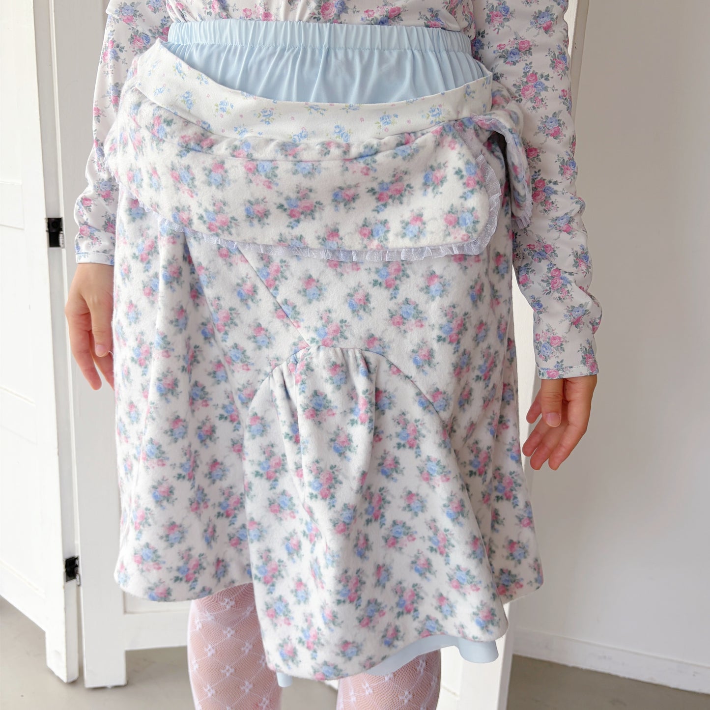 COMFY SKIRT / WHITE / レイヤードスカート
