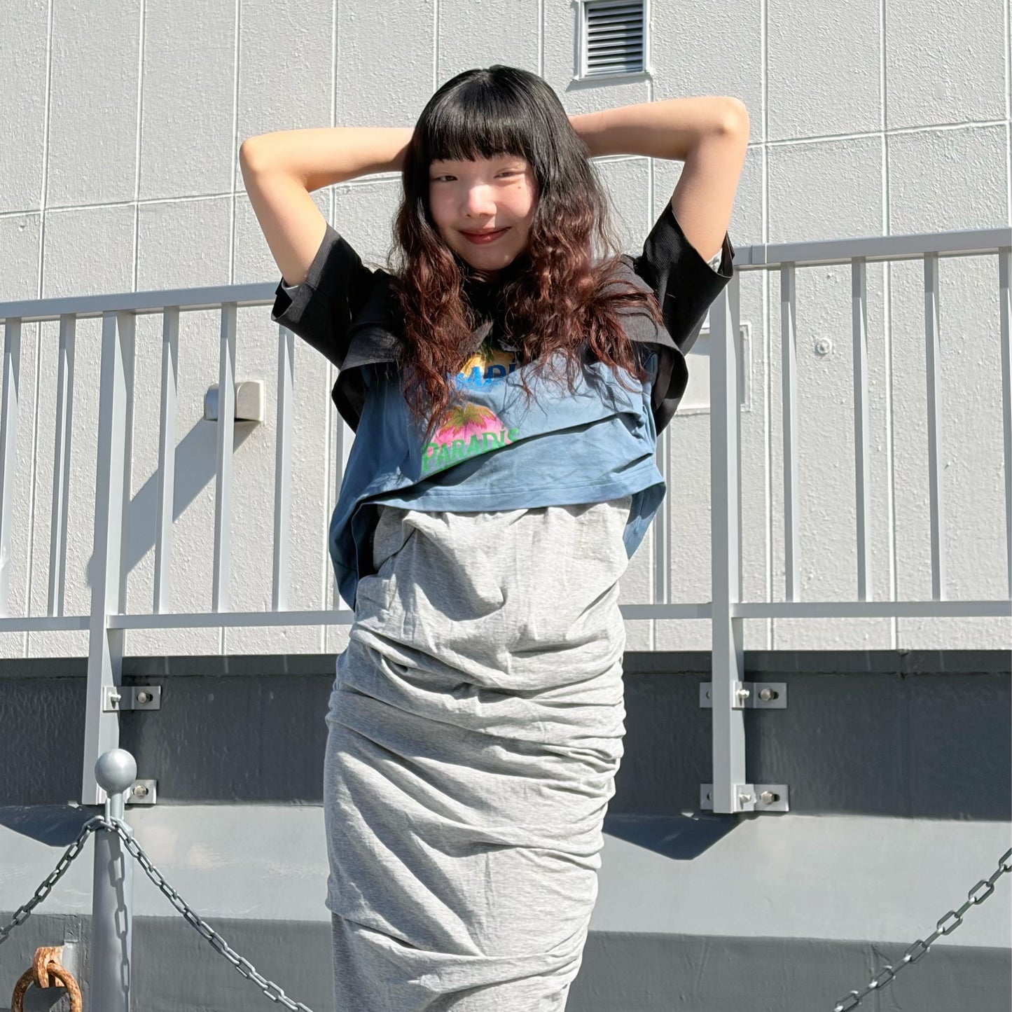 THE OFFICE JACKET / GRAY / ショート丈ジャケット