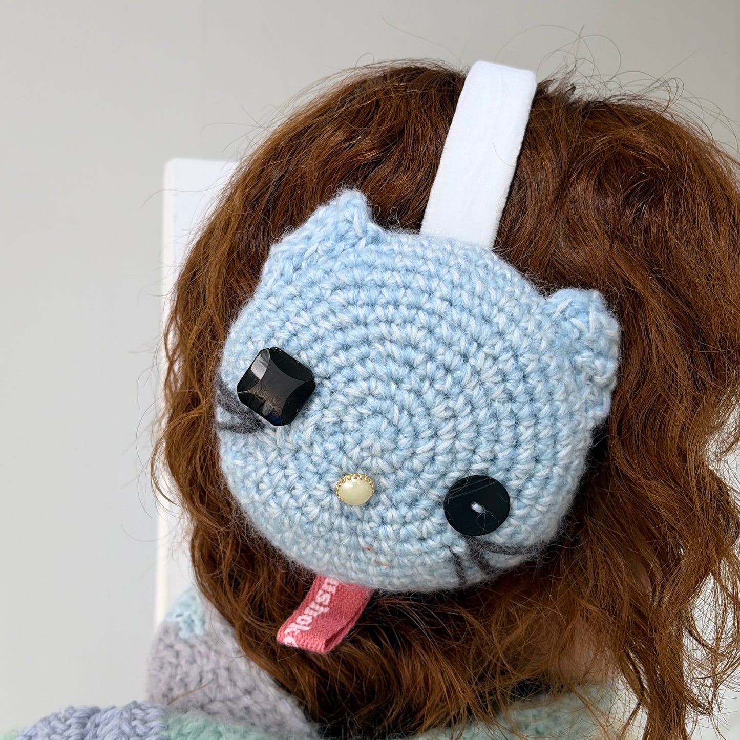 Cat earmuff / Blue / キャットイヤーマフラー