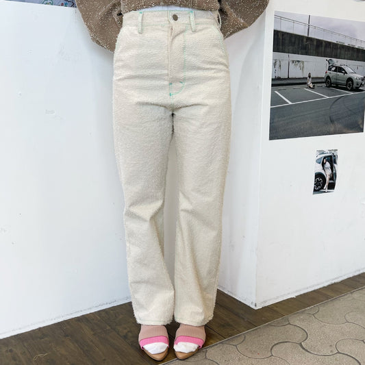 loop needle denim pants / natural / ループニードルデニムパンツ