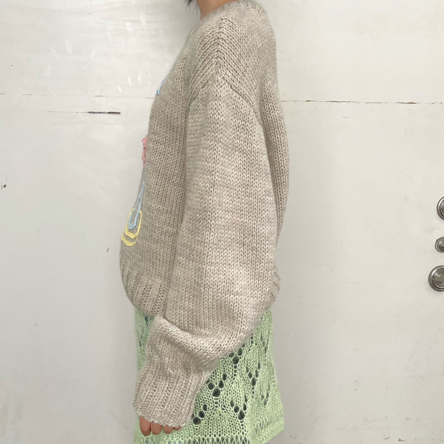 table & light knit / beige / ニット