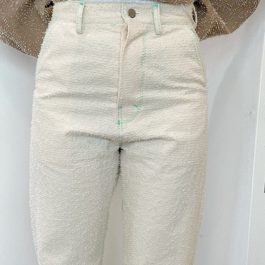 loop needle denim pants / natural / ループニードルデニムパンツ