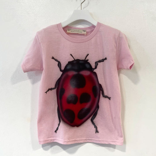 Pink Popeye tee XS / エアブラシTシャツ