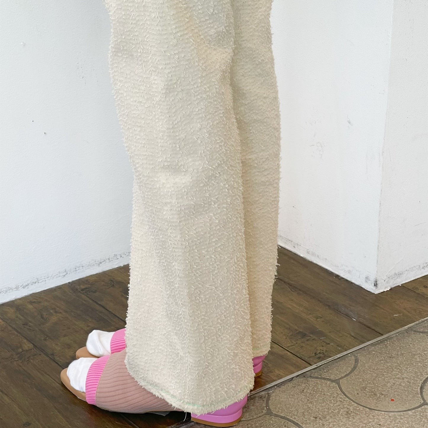 loop needle denim pants / natural / ループニードルデニムパンツ