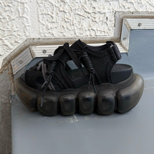 JEWELRY BUBBLE SANDAL CONFUSING Ⅰ / BLACK / MIKIOSAKABEサンダル