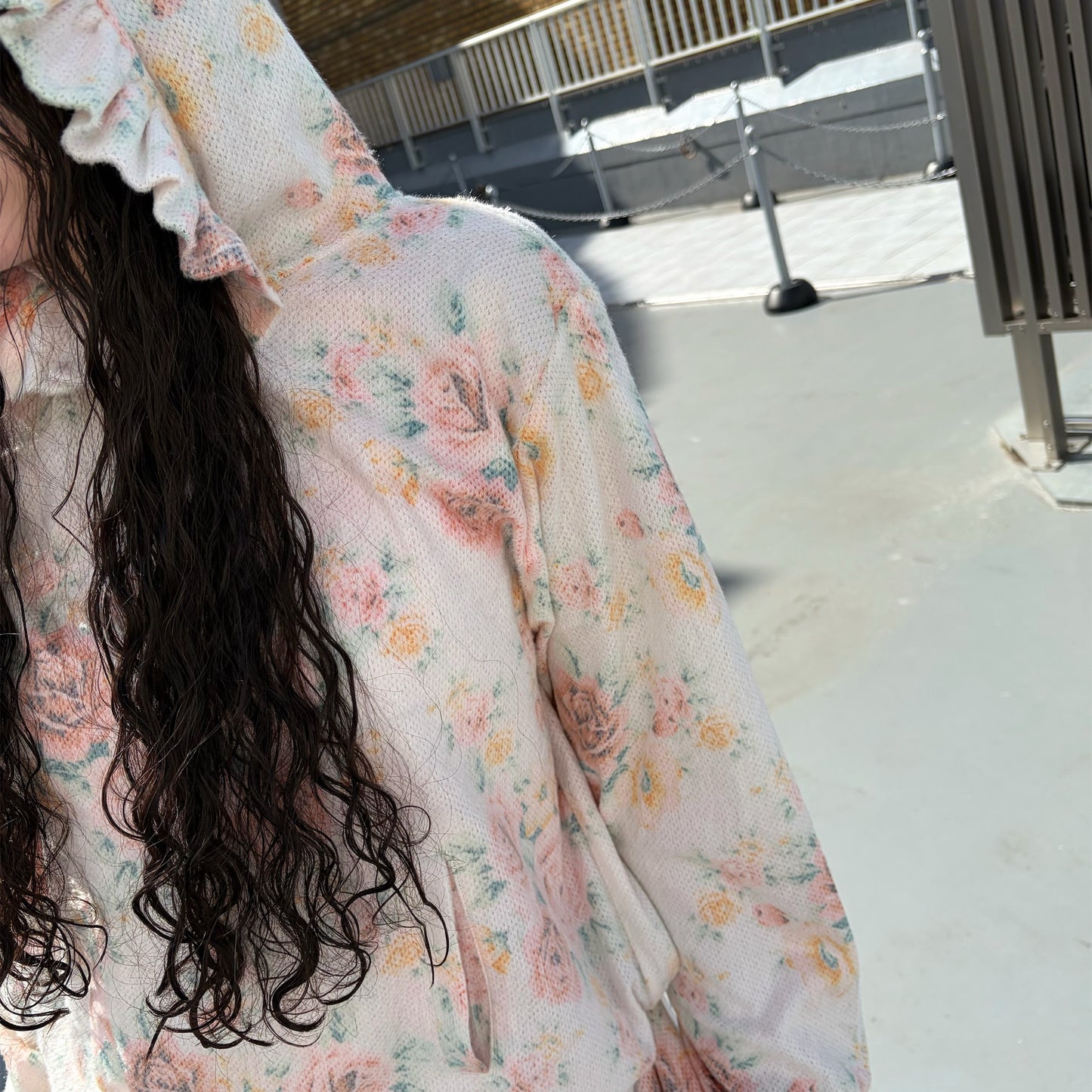 WORN FLORAL DRESS / WORN FLORAL / フラワーパターンドレス