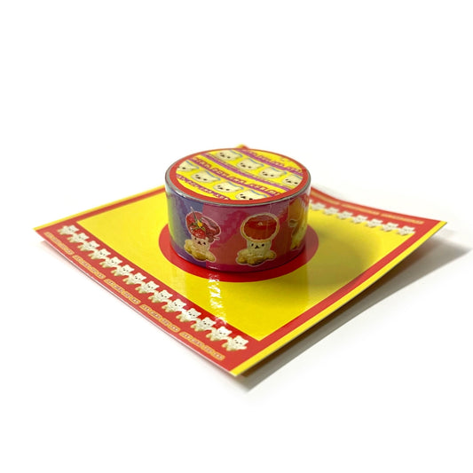 【xue mian  dou sha】bear hat masking tape / マスキングテープ