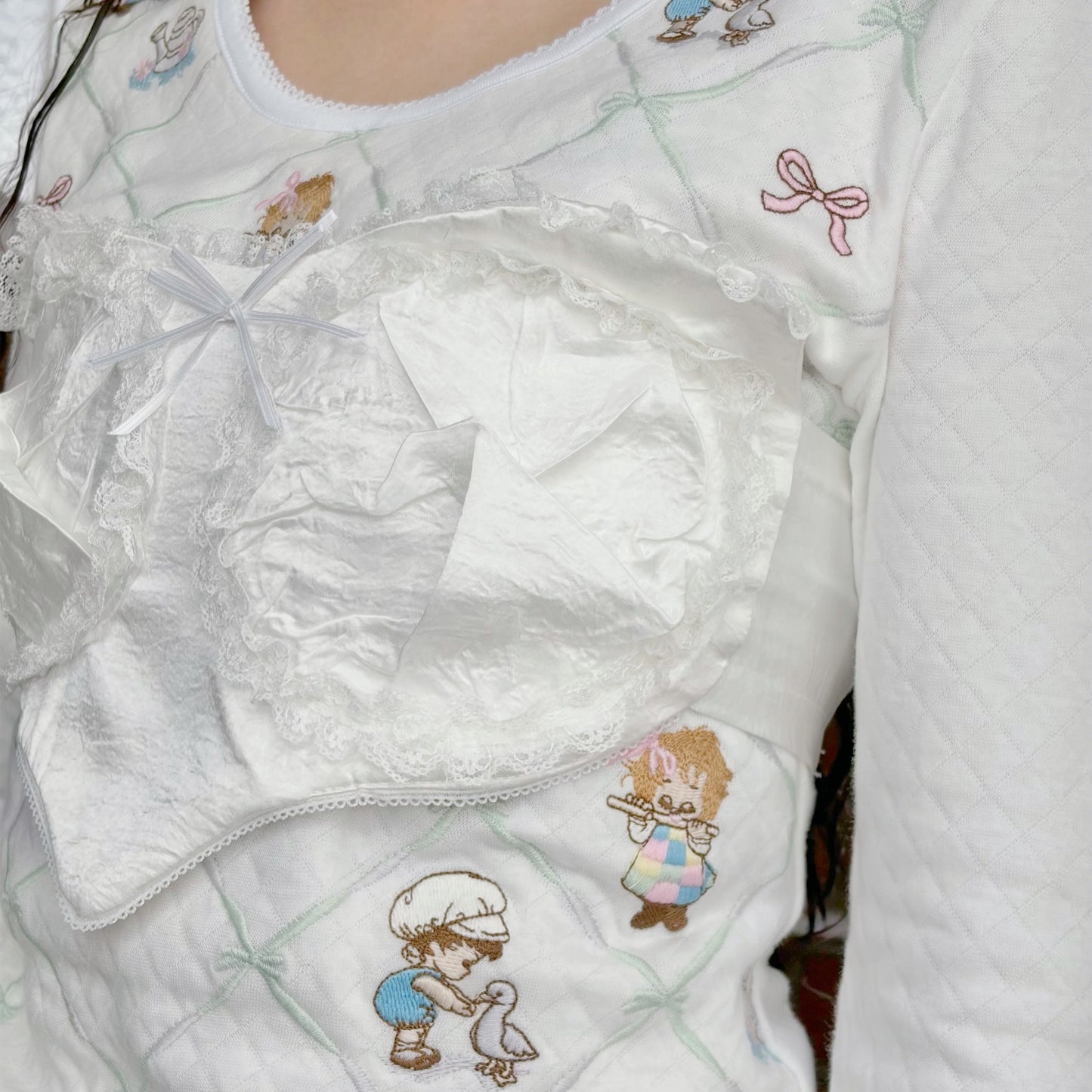 CORSET HEART / WHITE / コルセットトップ