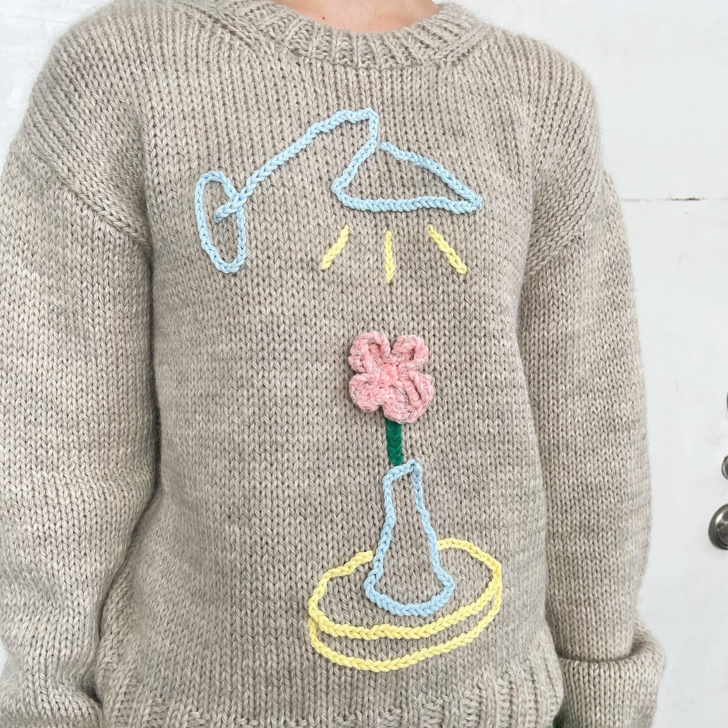 table & light knit / beige / ニット