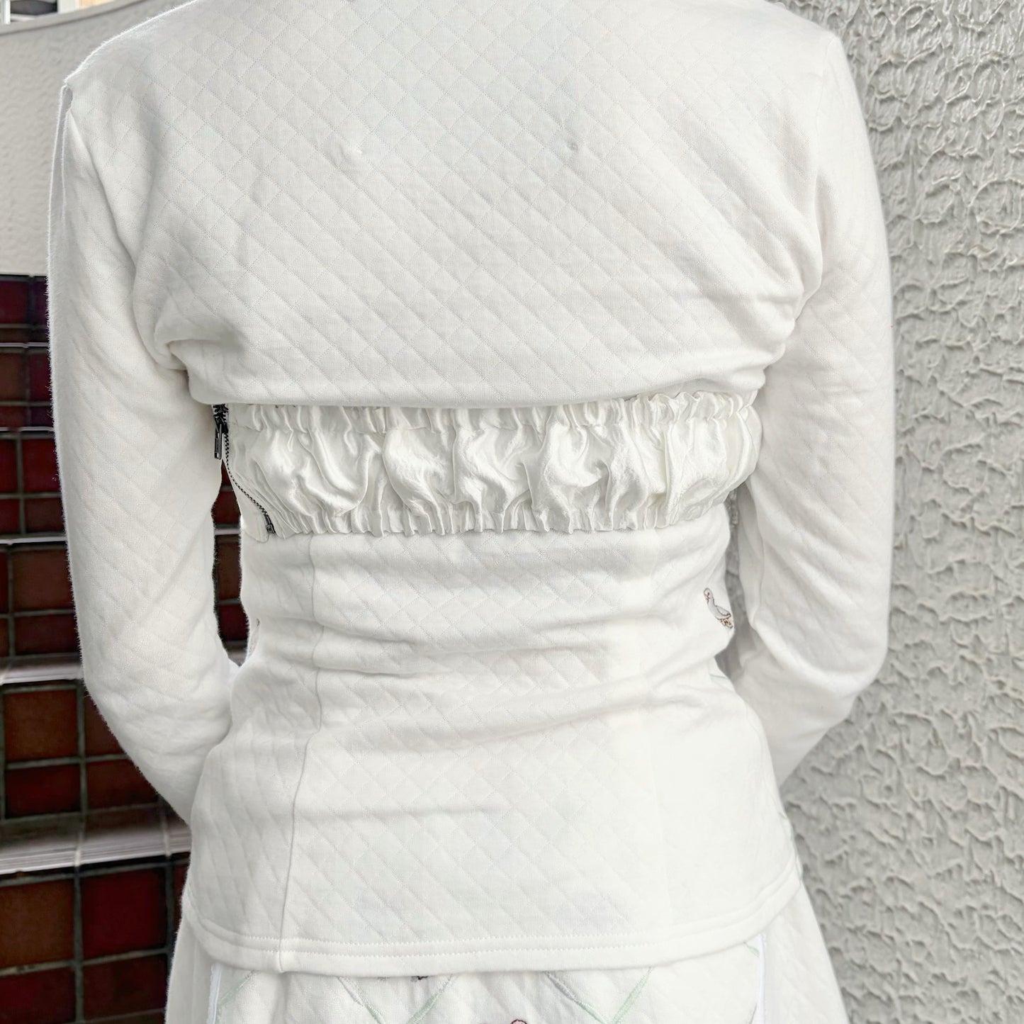 CORSET HEART / WHITE / コルセットトップ