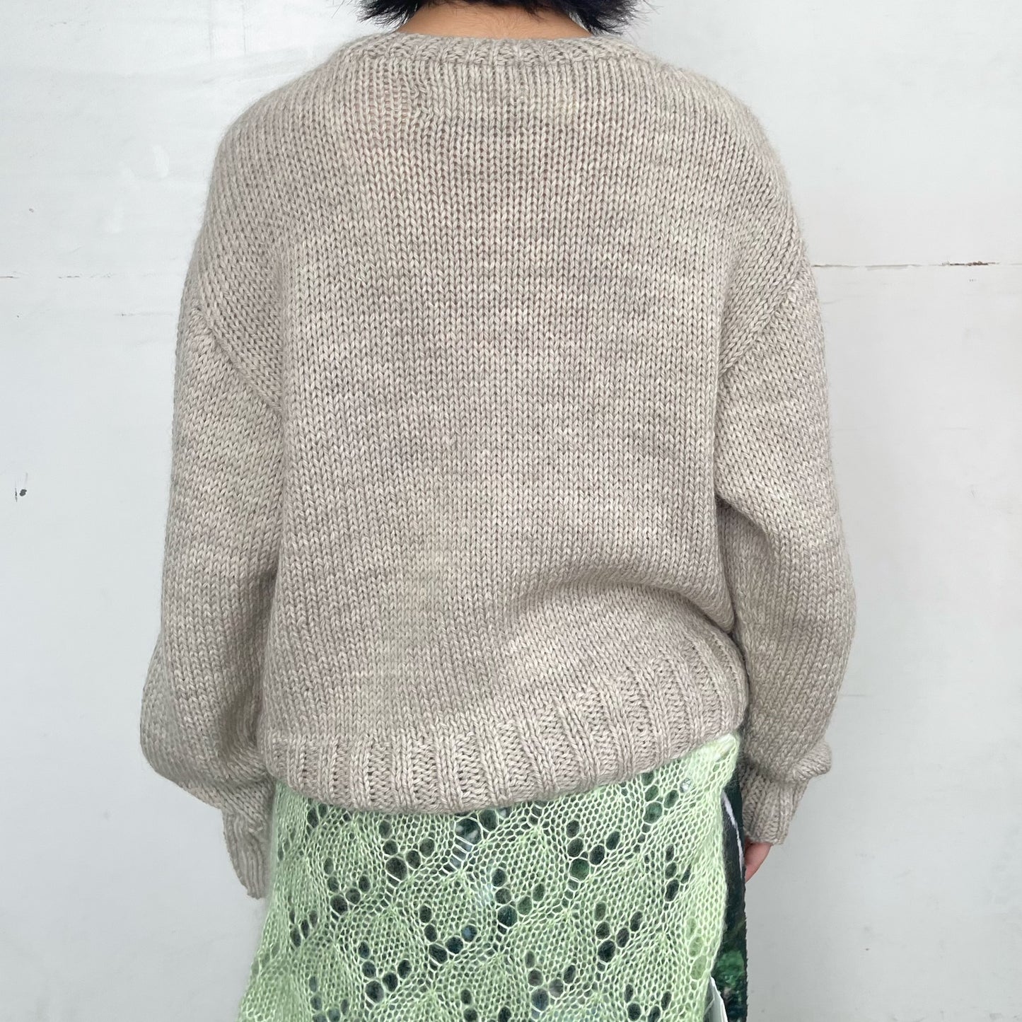 table & light knit / beige / ニット