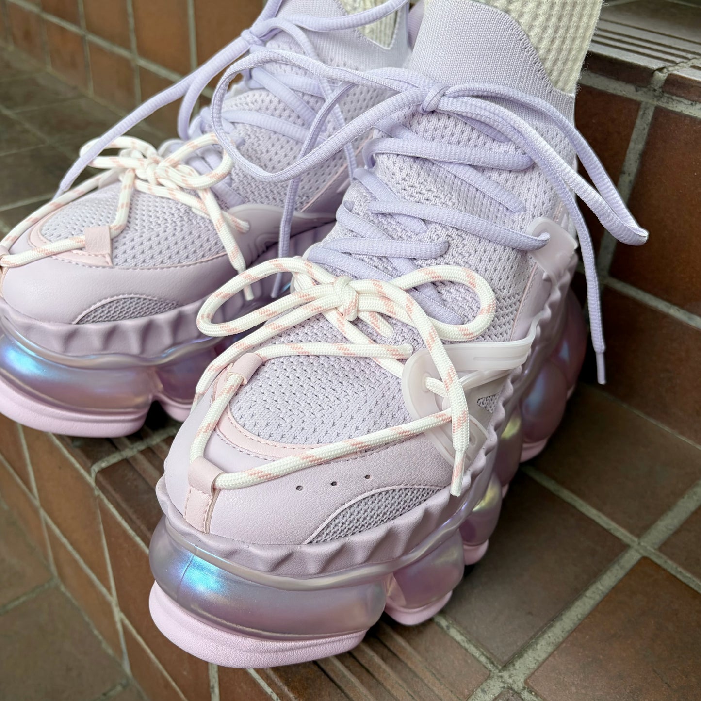 NEW JEWELRY TARTE PARALLAX / LILAC / MIKIOSAKABEハイソールスニーカー