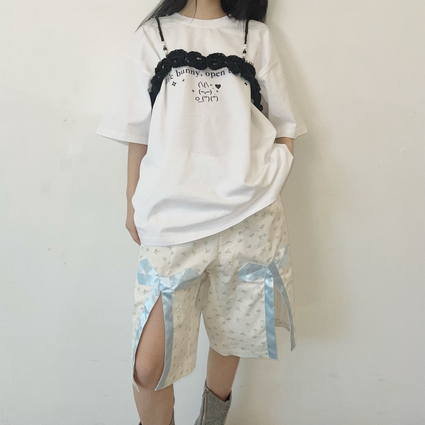 Children's songs Tee / White / プリントTシャツ