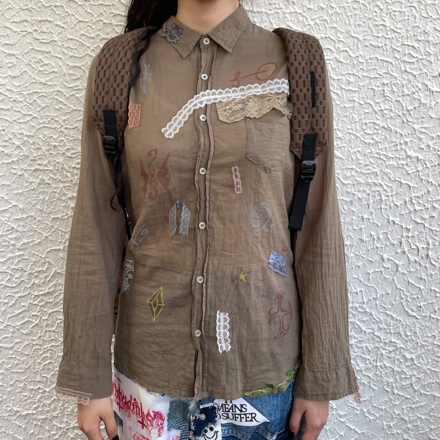 TWISTED BACK PACK / BROWN / ツイストバックパック