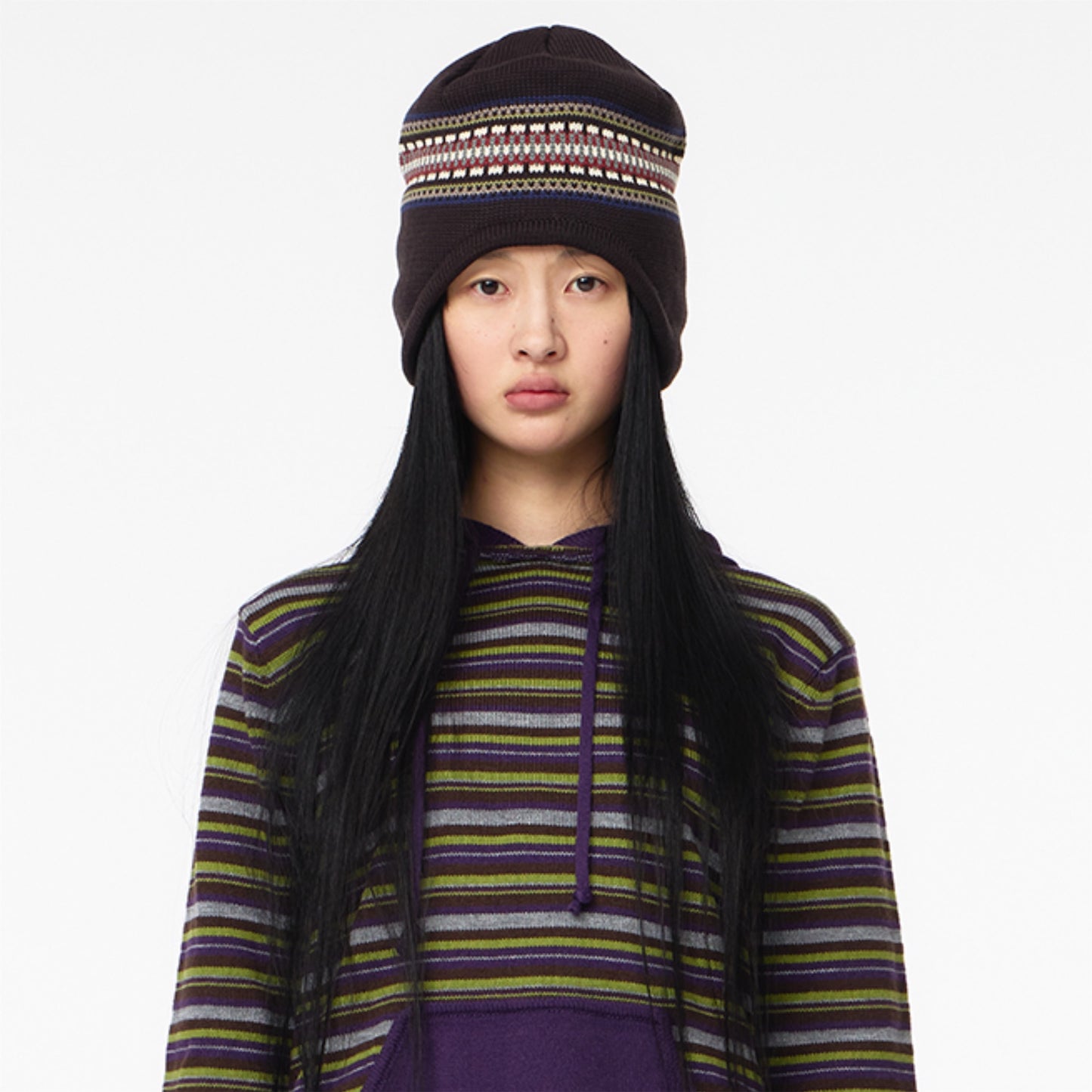 EARFLAP BEANIE / BROWN / イヤーフラップビーニー