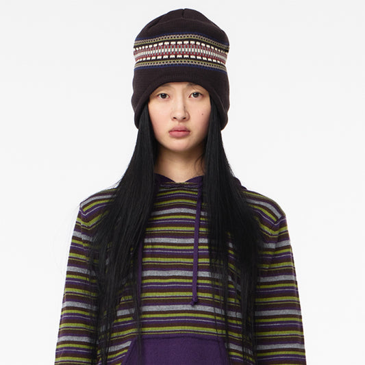 EARFLAP BEANIE / BROWN / イヤーフラップビーニー