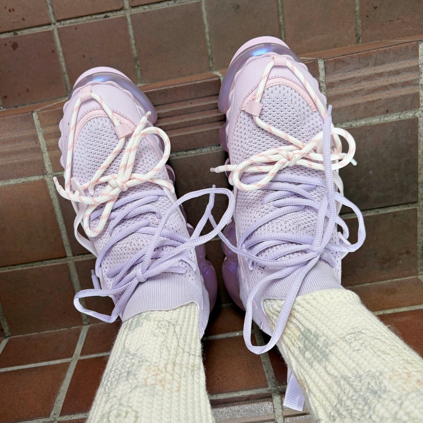 NEW JEWELRY TARTE PARALLAX / LILAC / MIKIOSAKABEハイソールスニーカー