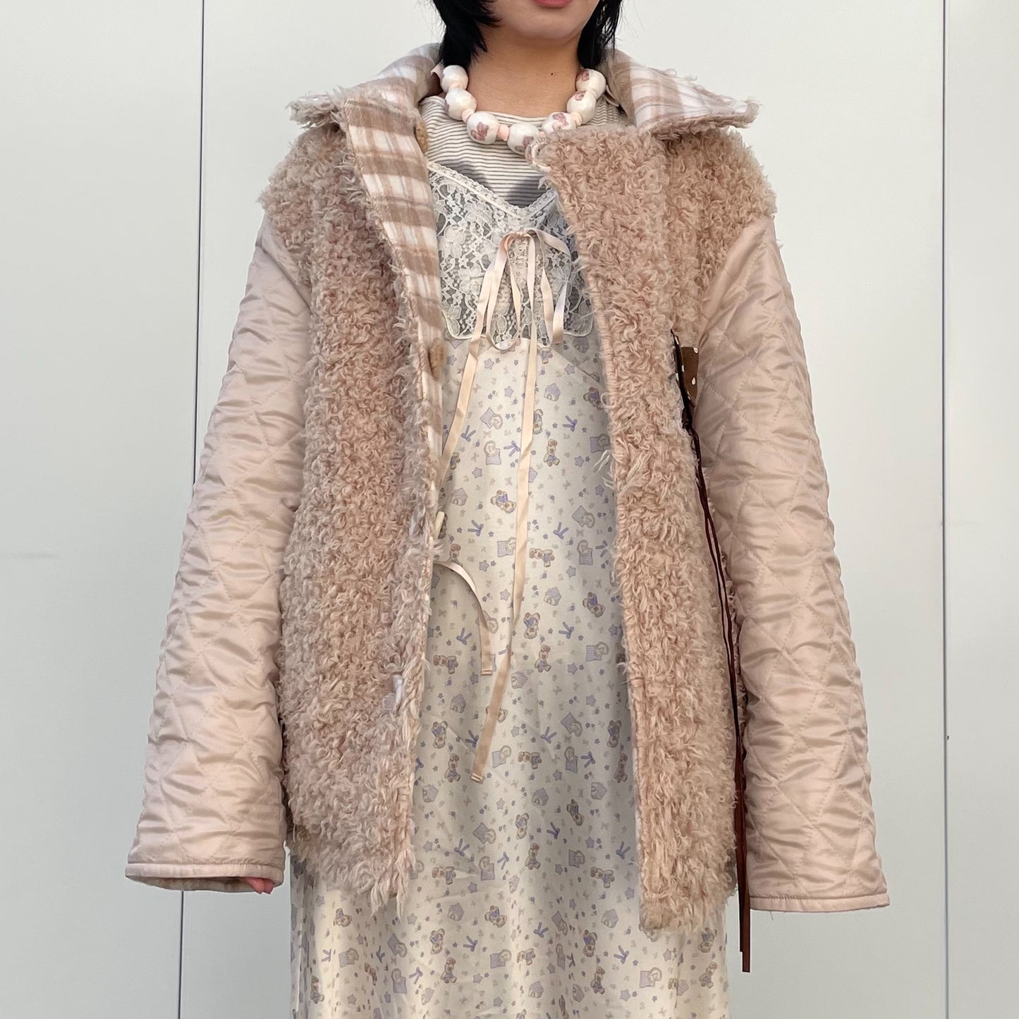 Be My Letter Coat / Beige / リバーシブルジャケット