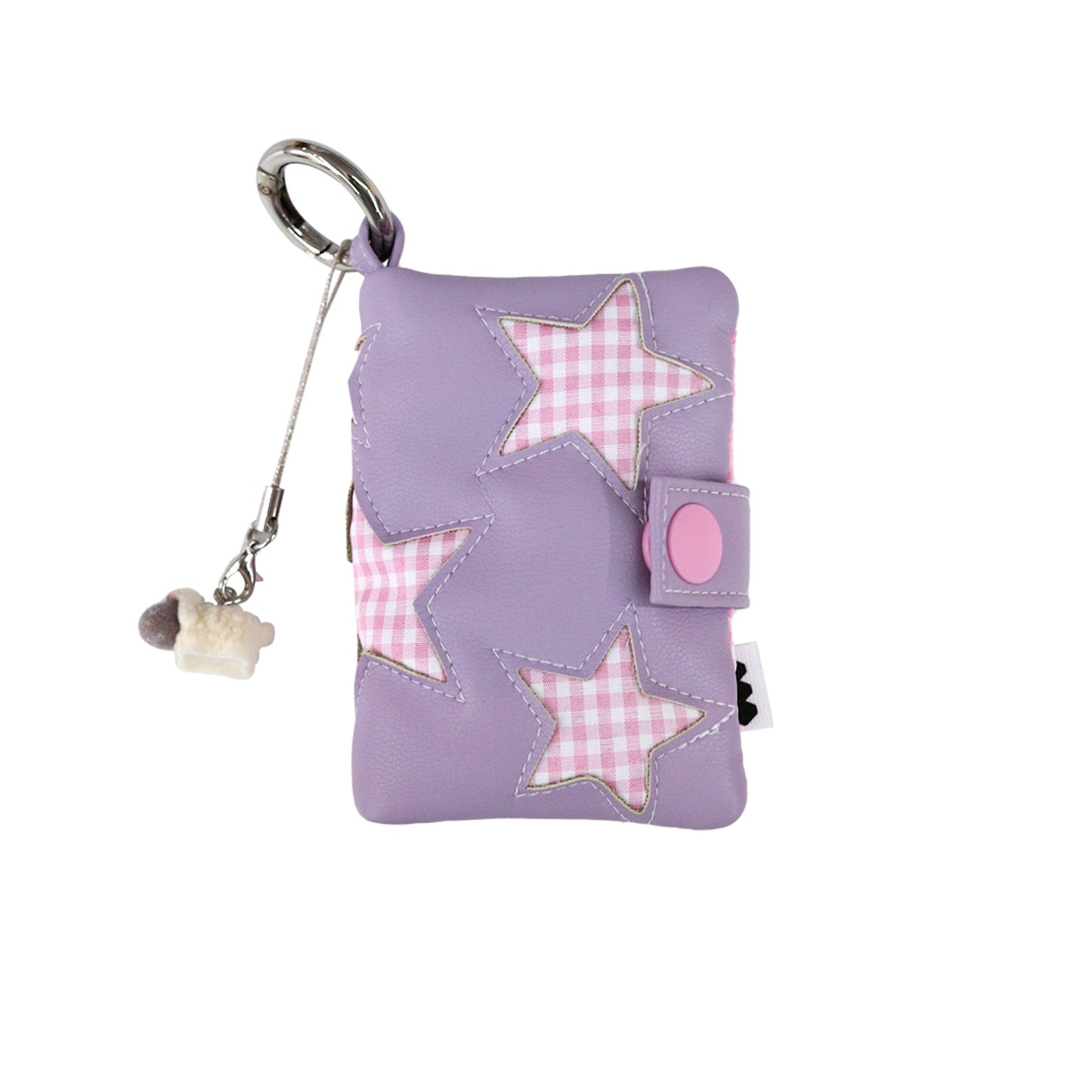 【SHEEP LIMITED】Lucky Card Book / gingham purple / カードケース