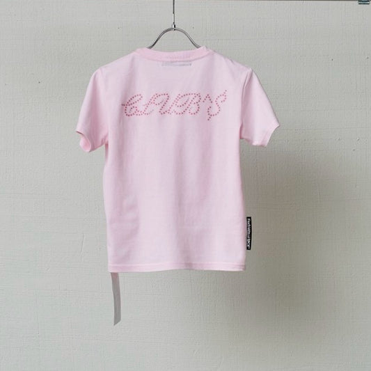 ROMintheFloor TEE / PINK / グラフィックプリントTシャツ