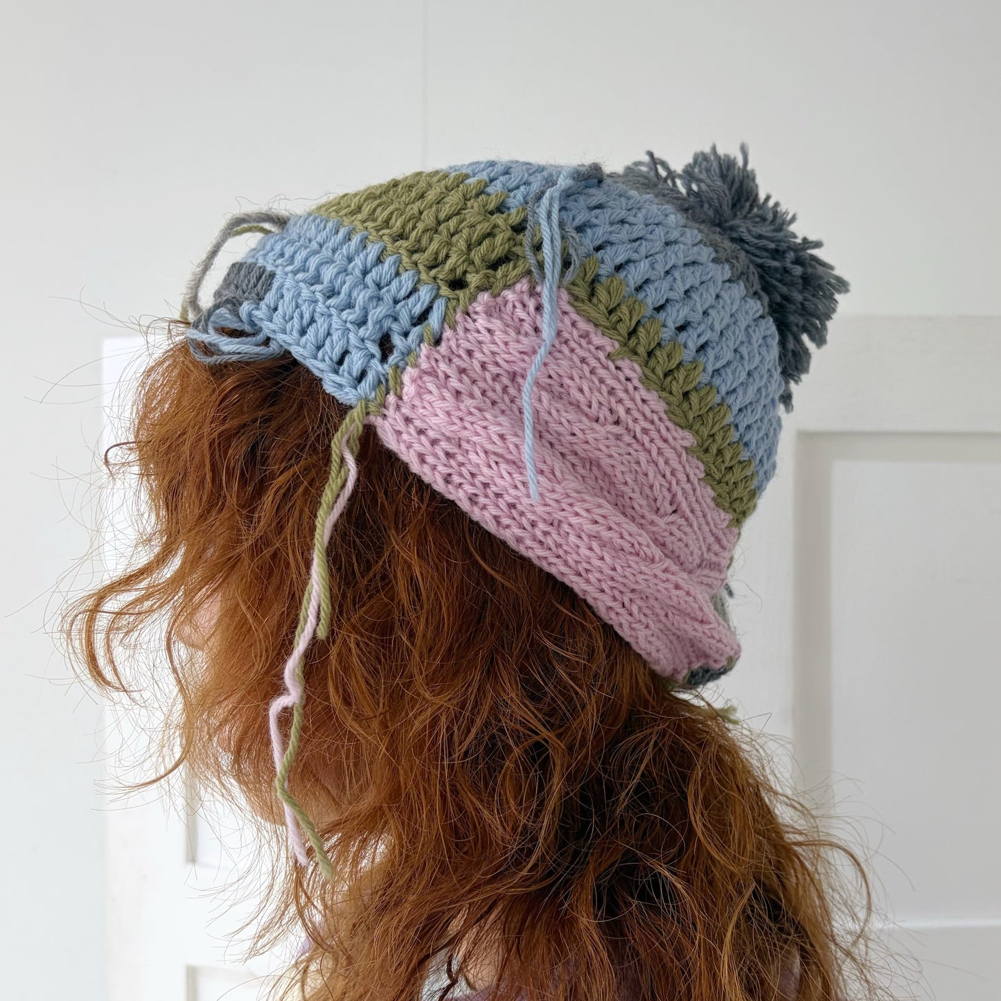 Patch work knit hat / Mix / パッチワークニットハット