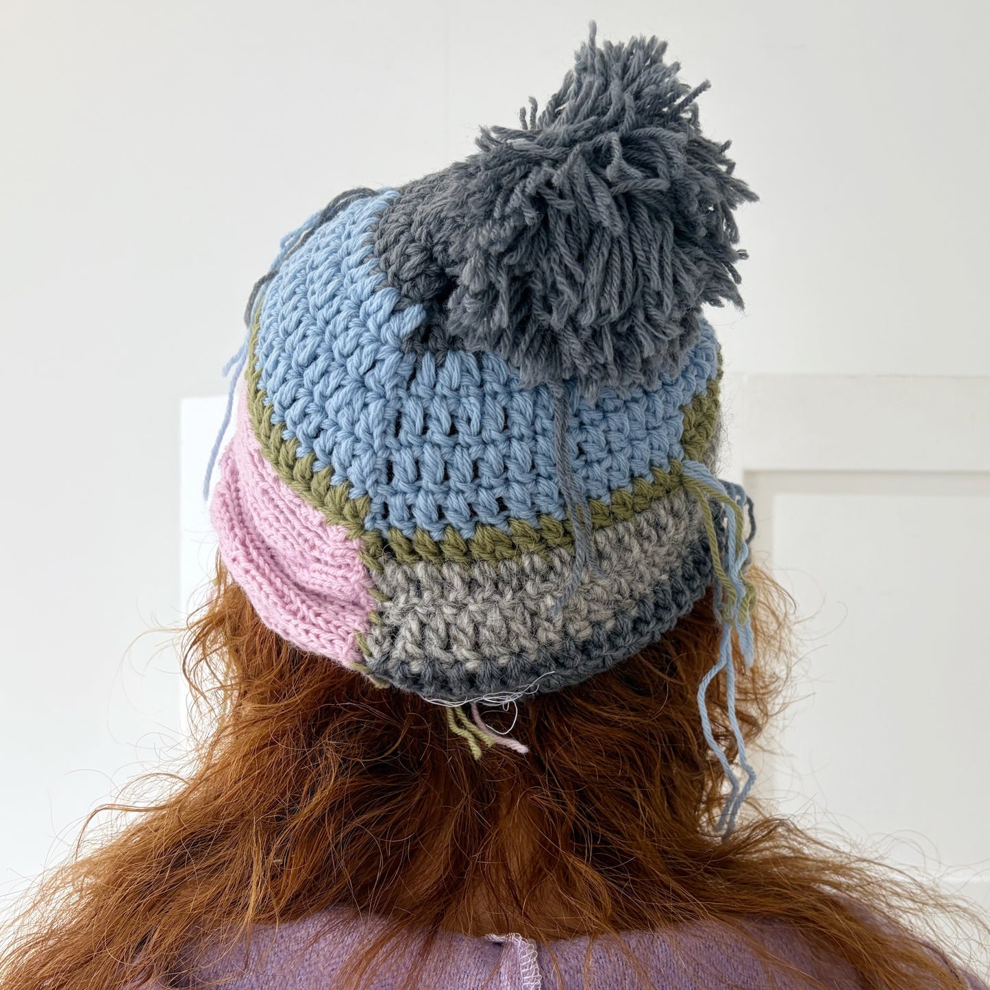 Patch work knit hat / Mix / パッチワークニットハット