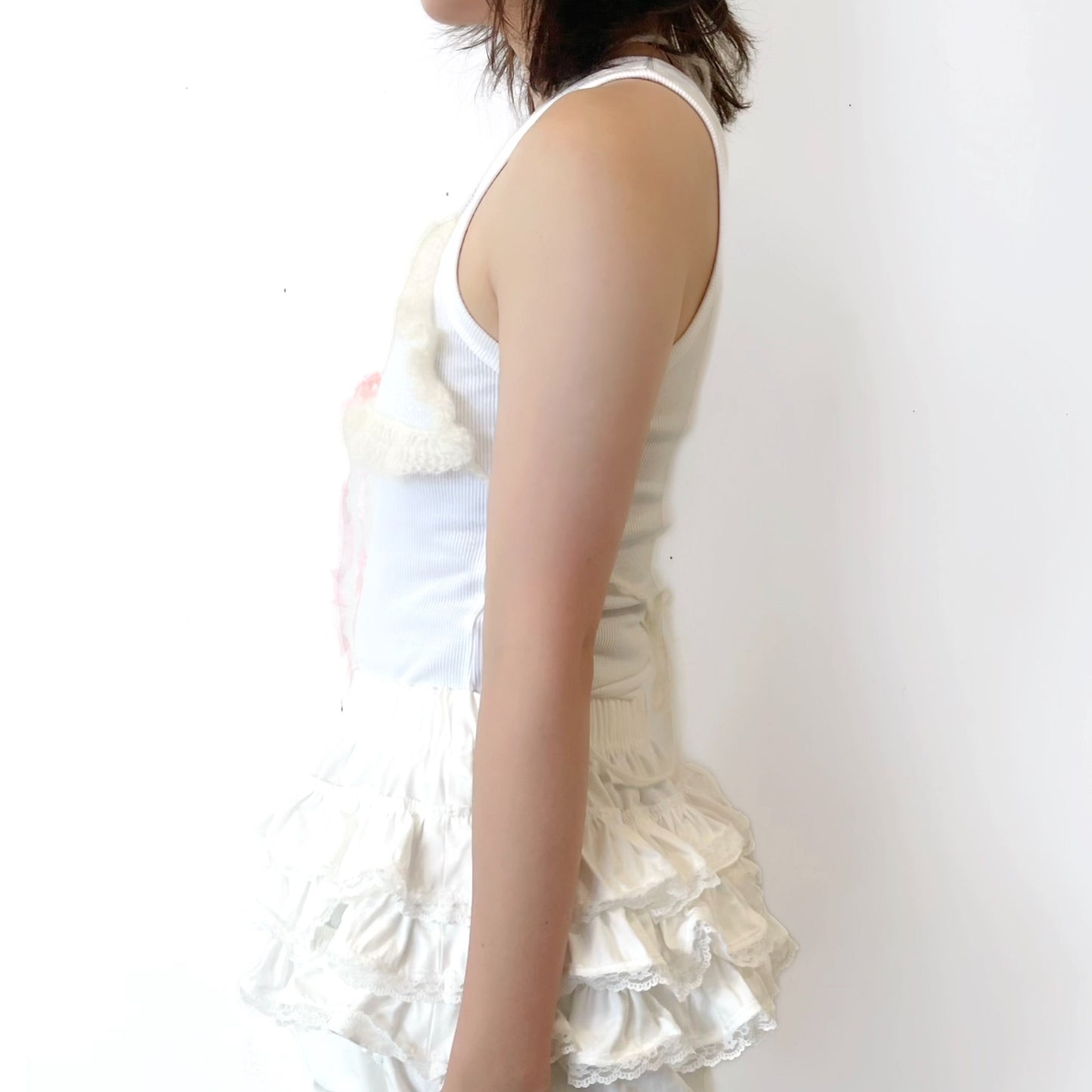 Tulle bra / white / チュールブラ