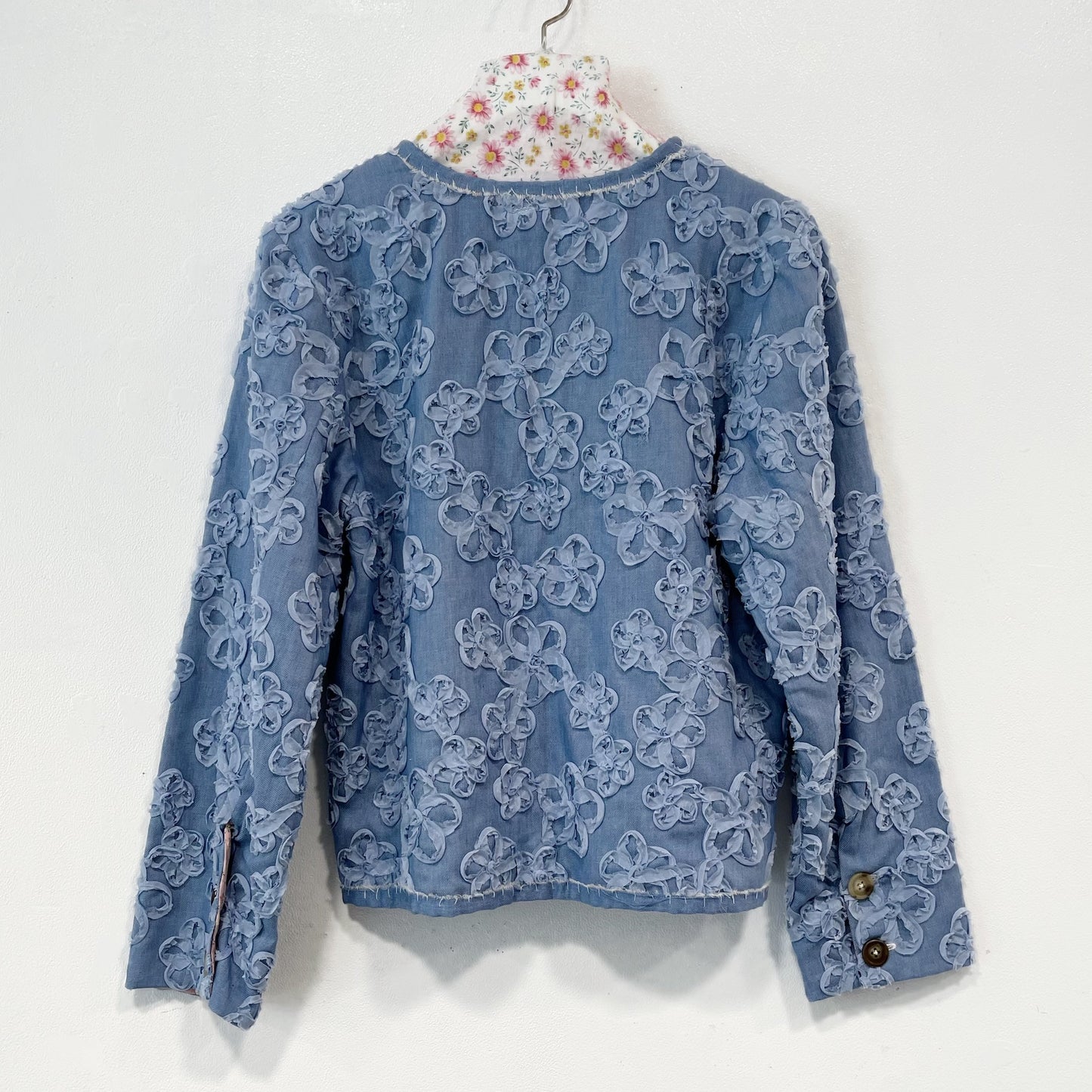 Flower Denim jacket / Blue / フラワーデニムジャケット
