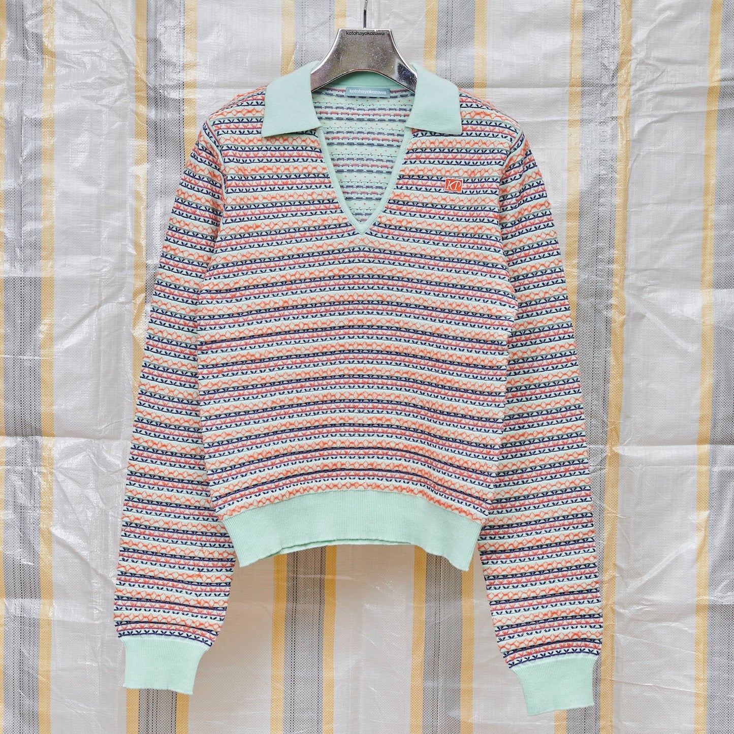 SKIPPER KNIT REGULAR / MINT / マルチカラーニット