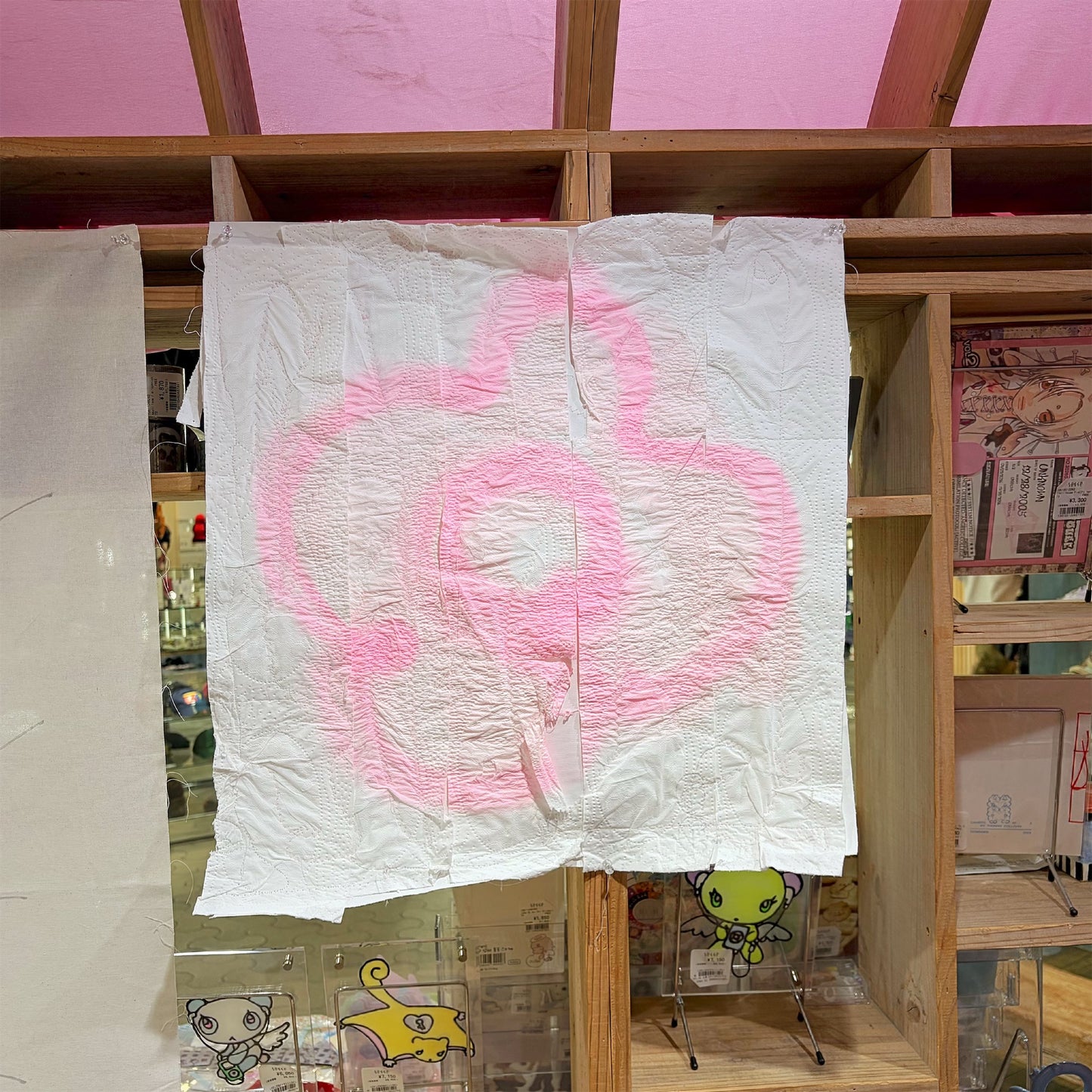 tissue flower fabric / ファブリック