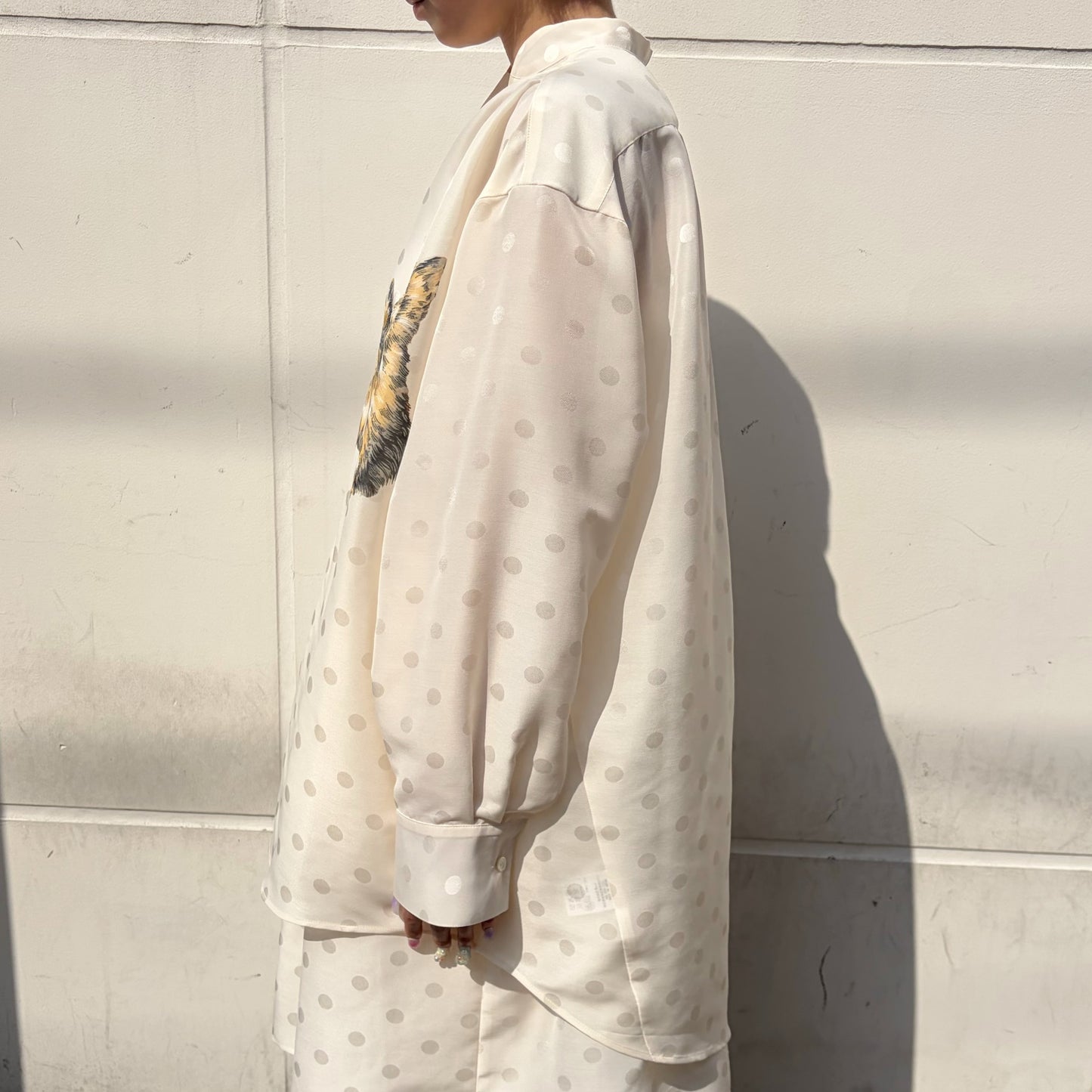 Cattot blouse / FROST ECRU / キャットブラウス