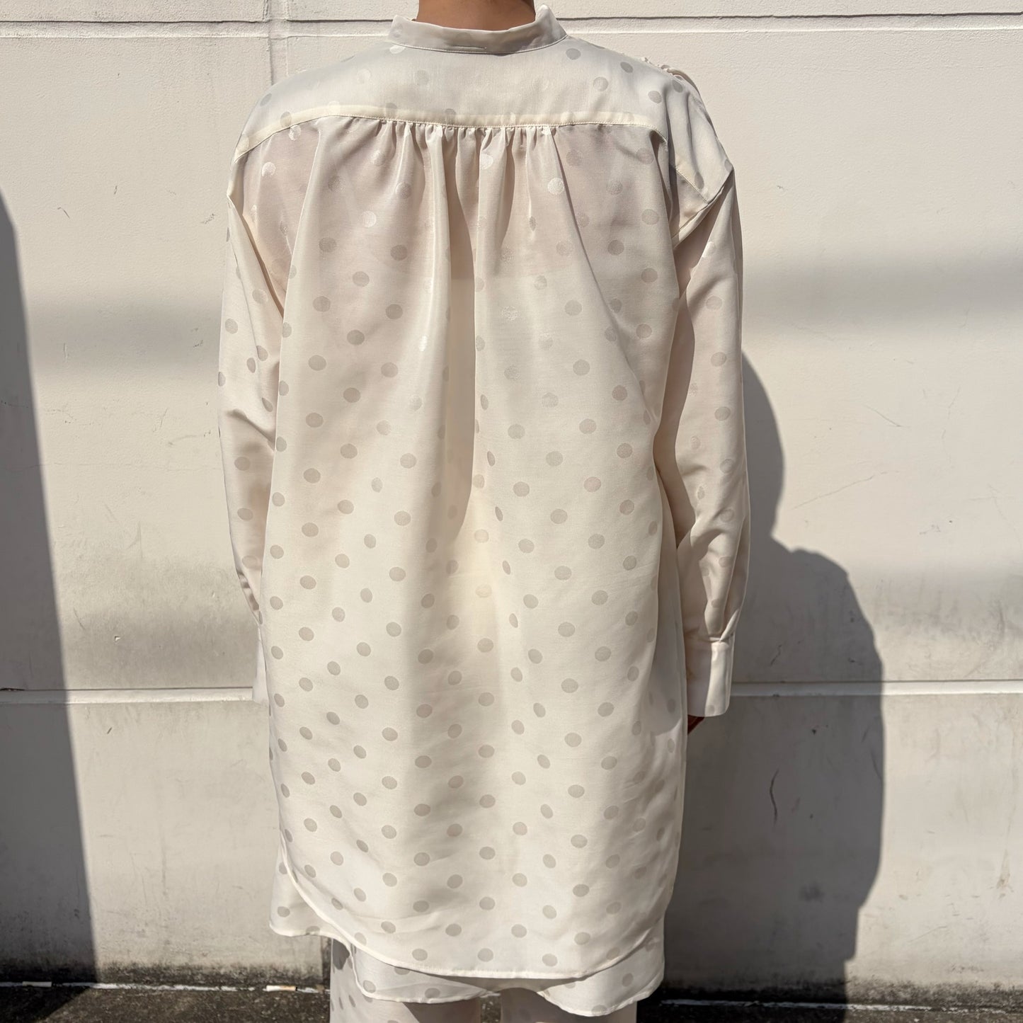Cattot blouse / FROST ECRU / キャットブラウス