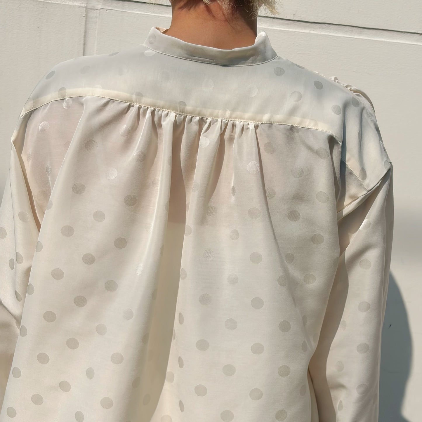 Cattot blouse / FROST ECRU / キャットブラウス