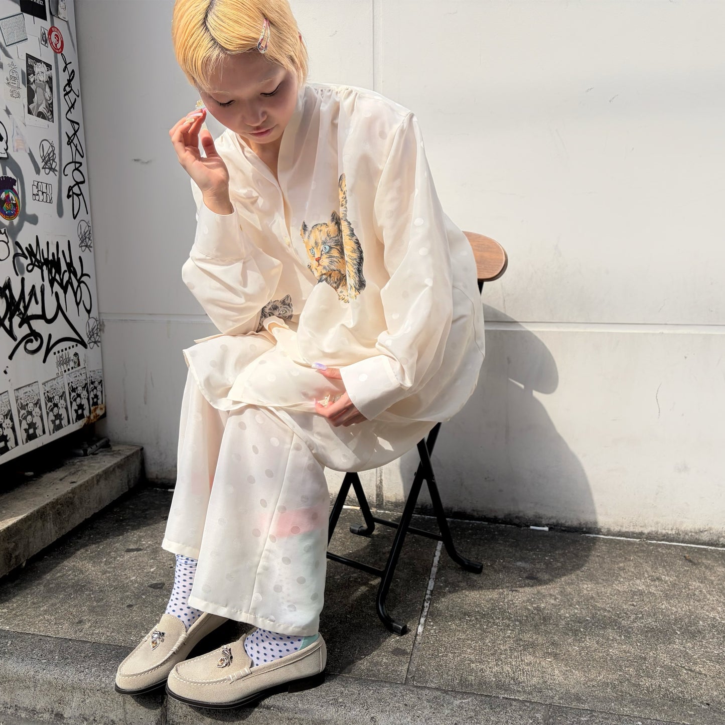 Cattot blouse / FROST ECRU / キャットブラウス