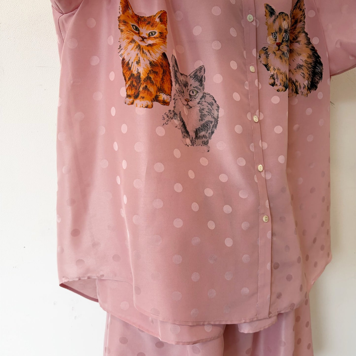 【SHEEP LIMITED】Cattot blouse / PINK / キャットブラウス