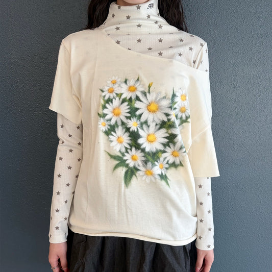 [F.E.E.S] miss daisy top / light beige / デイジートップ